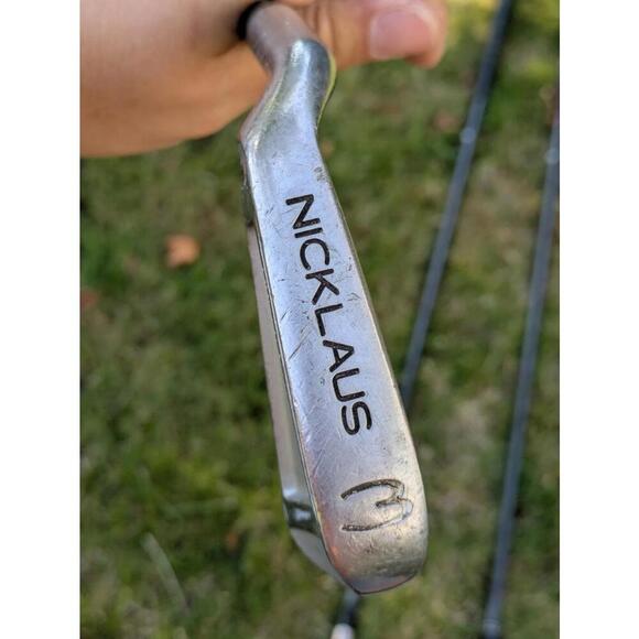 Jack Nicklaus The Bear Left Handed Linear Dynamics 3 4 5 6 7 8 9 P L Irons - Picture 7 of 15